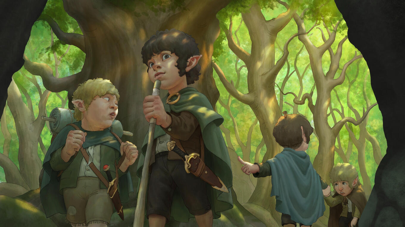 The 4 Hobbits (a LOTR project)